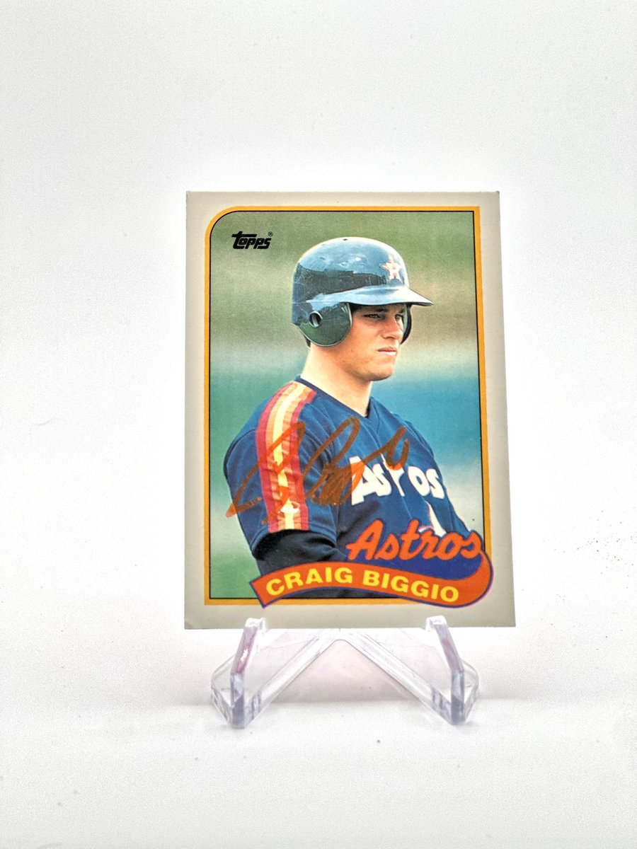 CardArtConnect (@cardartconnect) on Twitter photo Heading into the weekend like it’s 1989 😆 What a mail day from Craig Biggio’s latest signing. I was able to get my rarest RCs signed in Astro orange ink. As far I know, I may be the proud owner of the only signed 1989 Smokey rookie on earth #thehobby #astros <a href="/CardPurchaser/">Card Purchaser</a> Heading into the weekend like it’s 1989 😆 What a mail day from Craig Biggio’s latest signing. I was able to get my rarest RCs signed in Astro orange ink. As far I know, I may be the proud owner of the only signed 1989 Smokey rookie on earth #thehobby #astros <a href="/CardPurchaser/">Card Purchaser</a>