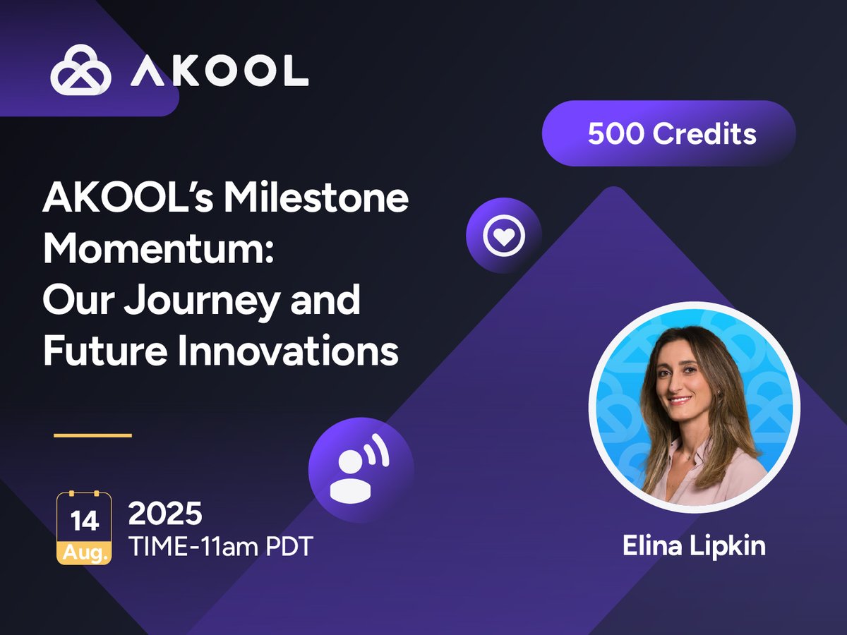 New Webinar Alert!
Join us for AKOOL’s Milestone Momentum: Our Journey and Future Innovations and get an inside look at how we’re shaping the future of AI-powered creativity.

Special Guest: Elina Lipkin, VP of Marketing
Date: August 14, 2025
Time: 11 AM PDT
Bonus: Attend and