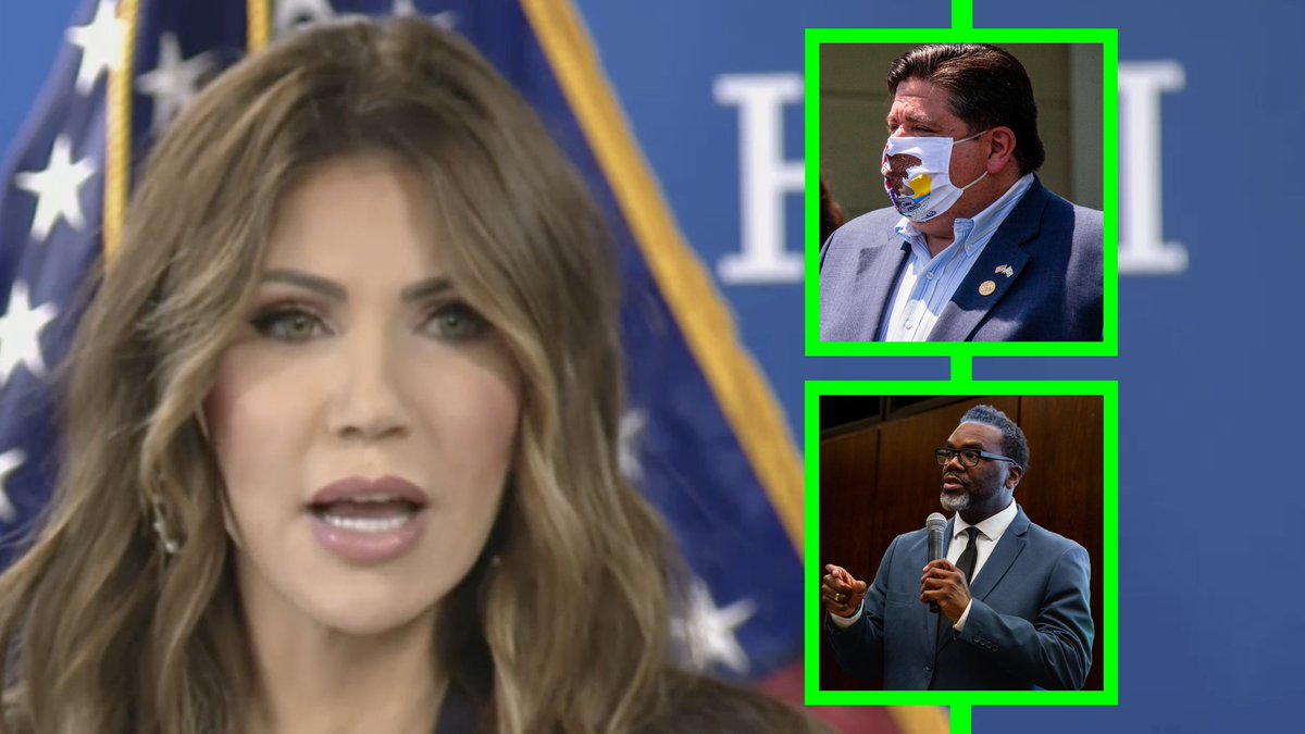 TOTAL power move.

DHS Secretary Kristi Noem just held a press conference in Governor Pritzker and Mayor Johnson’s own backyard.

She TORCHED their sanctuary policies—touting arrests of violent alien criminals and the seizure of 44 POUNDS of fentanyl.

Then came the jaw-dropper: