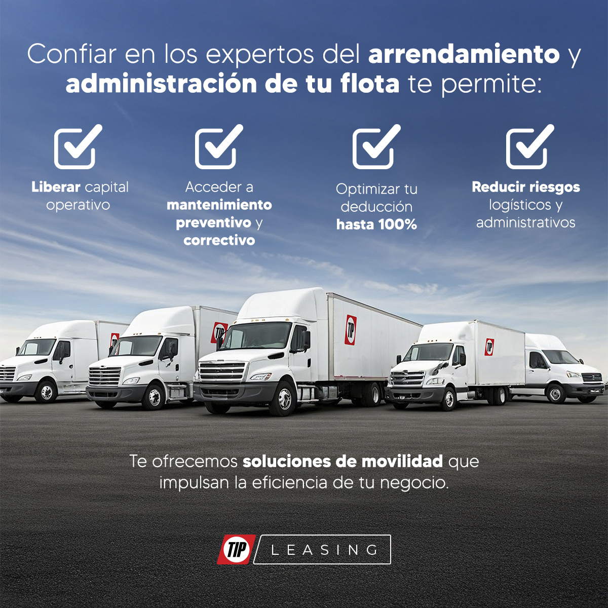 AMAVeAsociacion's tweet image. Una gestión ineficiente no solo incrementa costos operativos, también compromete tiempos de entrega, cumplimiento y rentabilidad. ¡Confía en nosotros como tu socio estratégico en movilidad empresarial! 🚐 #TIPMéxico #tipleasing

tipmexico.com/contactanos/