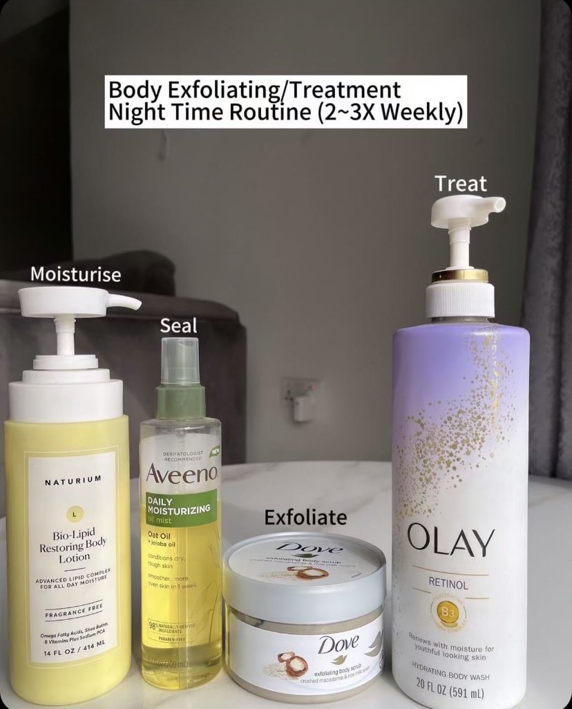 Do you want to exfoliate your skin,glow your skin and fade body hyperpigmentation?

Here’s a 4 product curation.👇👇
Just use your sunscreen on your body the following day,you’re good to go.

Shop <a href="/SkininnNG/">SKININN🤎 (Skincare store in Ibadan)</a>