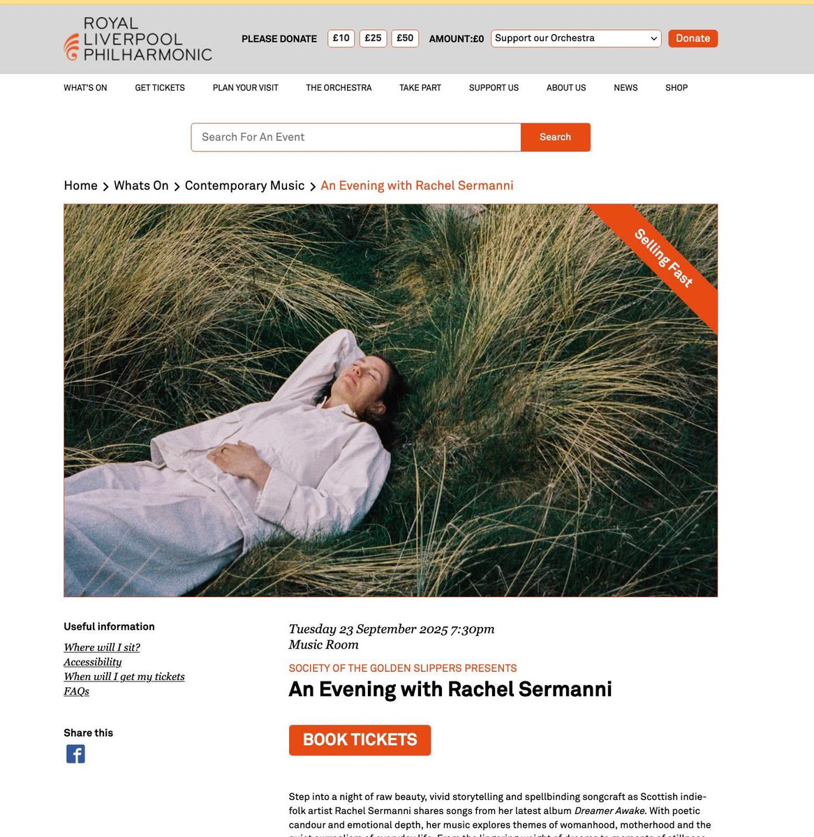 Jen Roberts (@jenroberts) on Twitter photo Tickets are selling fast for our first <a href="/GoldenSlippers7/">Golden Slippers</a> in my home city of Liverpool on Sept 23rd! We’re hosting An Evening with <a href="/RachelSermanni/">Rachel Sermanni</a>. Support from <a href="/sarawolffmusic/">Sara Wolff</a>. It’s going to be one special evening. Join us! liverpoolphil.com/whats-on/conte… Tickets are selling fast for our first <a href="/GoldenSlippers7/">Golden Slippers</a> in my home city of Liverpool on Sept 23rd! We’re hosting An Evening with <a href="/RachelSermanni/">Rachel Sermanni</a>. Support from <a href="/sarawolffmusic/">Sara Wolff</a>. It’s going to be one special evening. Join us! liverpoolphil.com/whats-on/conte…