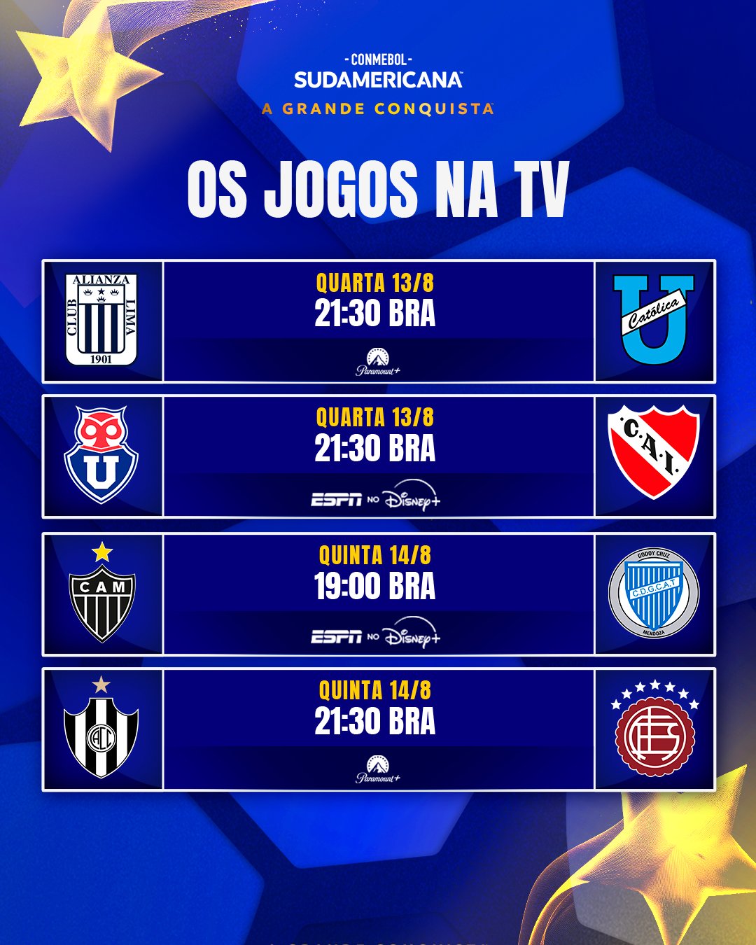 Copa Sul-Americana 2025 - jogos de ida das oitavas de final