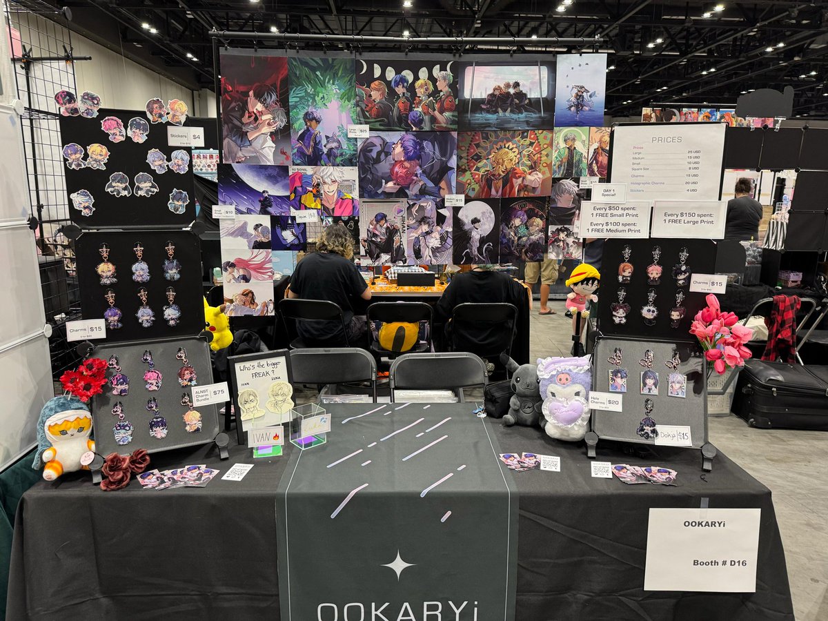 I'm at Animate Orlando this weekend! Find me at table D16 💥