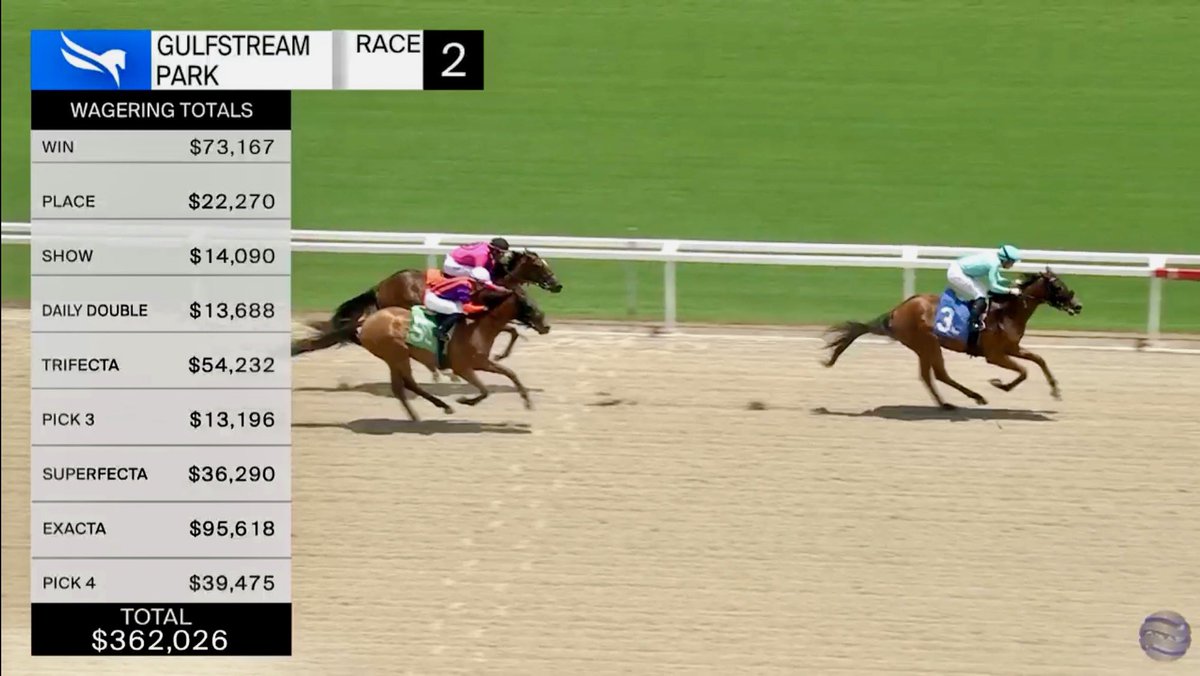 Great job by the whole team! Bayou Brigid breaks her maiden first time going long.