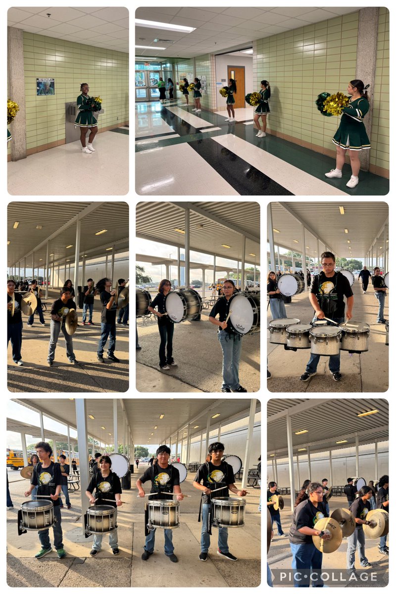 swisdfinearts's tweet photo. A big thank you to our high school drum lines and cheer teams for welcoming our Southwest ISD employees to the District Convocation. These groups set the right tone of celebration to start the school year! @swisd @swisd_swhs @swisd_swlhs @SouthwestBand @SWLegacyBand1 https://t.co/D9BYHVHdR3