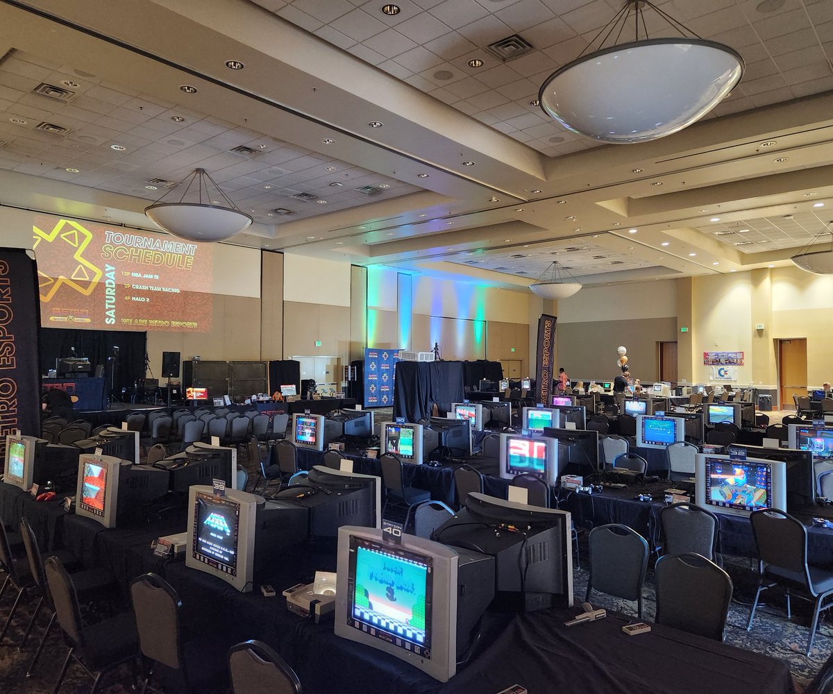 Come join us at <a href="/UtahRetroGameX/">Utah Retro GameXpo</a> today and tomorrow!

#retrogaming #esports
