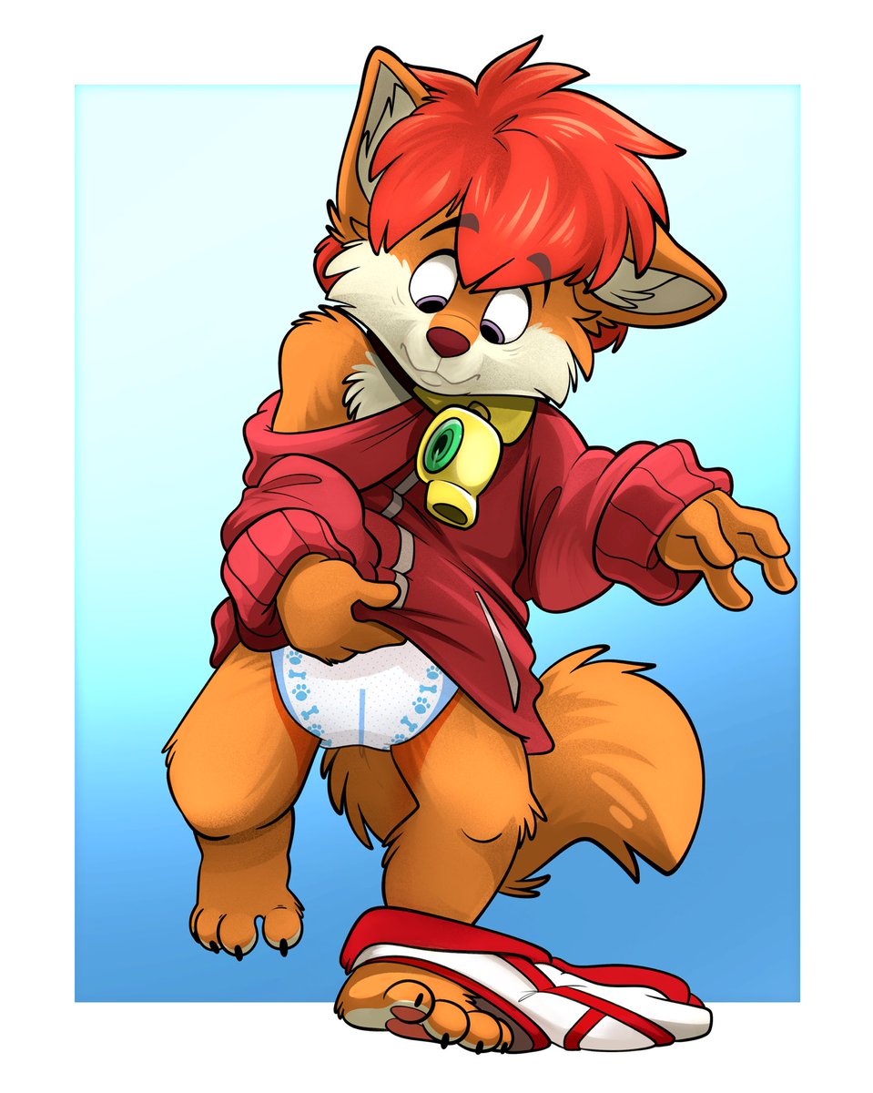 Wait… why is my hoodie so loose and… what am I wearing???!!!!!

art for CookieFox