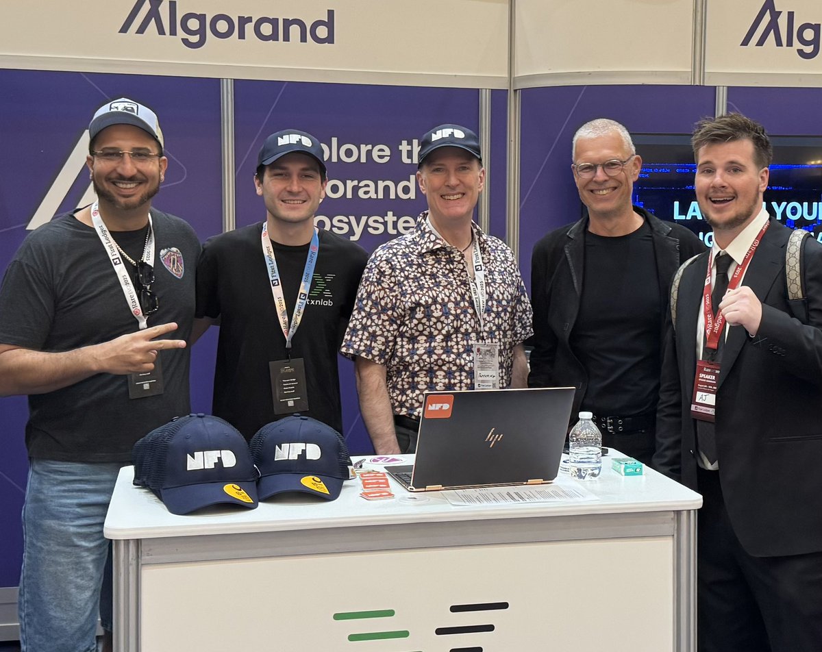 Aj (@ajwritescrypto) on Twitter photo Hanging out with the #AlgoFam at <a href="/RareEvo/">Rare Evo: A Blockchain Event</a>!
Marc and I are on a panel with <a href="/MultiversX/">Multiversᕽ</a> and <a href="/Catalyst_onX/">Project Catalyst</a> at 1:15pm!
STAY BULLISH ON $ALGO! 🚀🚀 Hanging out with the #AlgoFam at <a href="/RareEvo/">Rare Evo: A Blockchain Event</a>!
Marc and I are on a panel with <a href="/MultiversX/">Multiversᕽ</a> and <a href="/Catalyst_onX/">Project Catalyst</a> at 1:15pm!
STAY BULLISH ON $ALGO! 🚀🚀