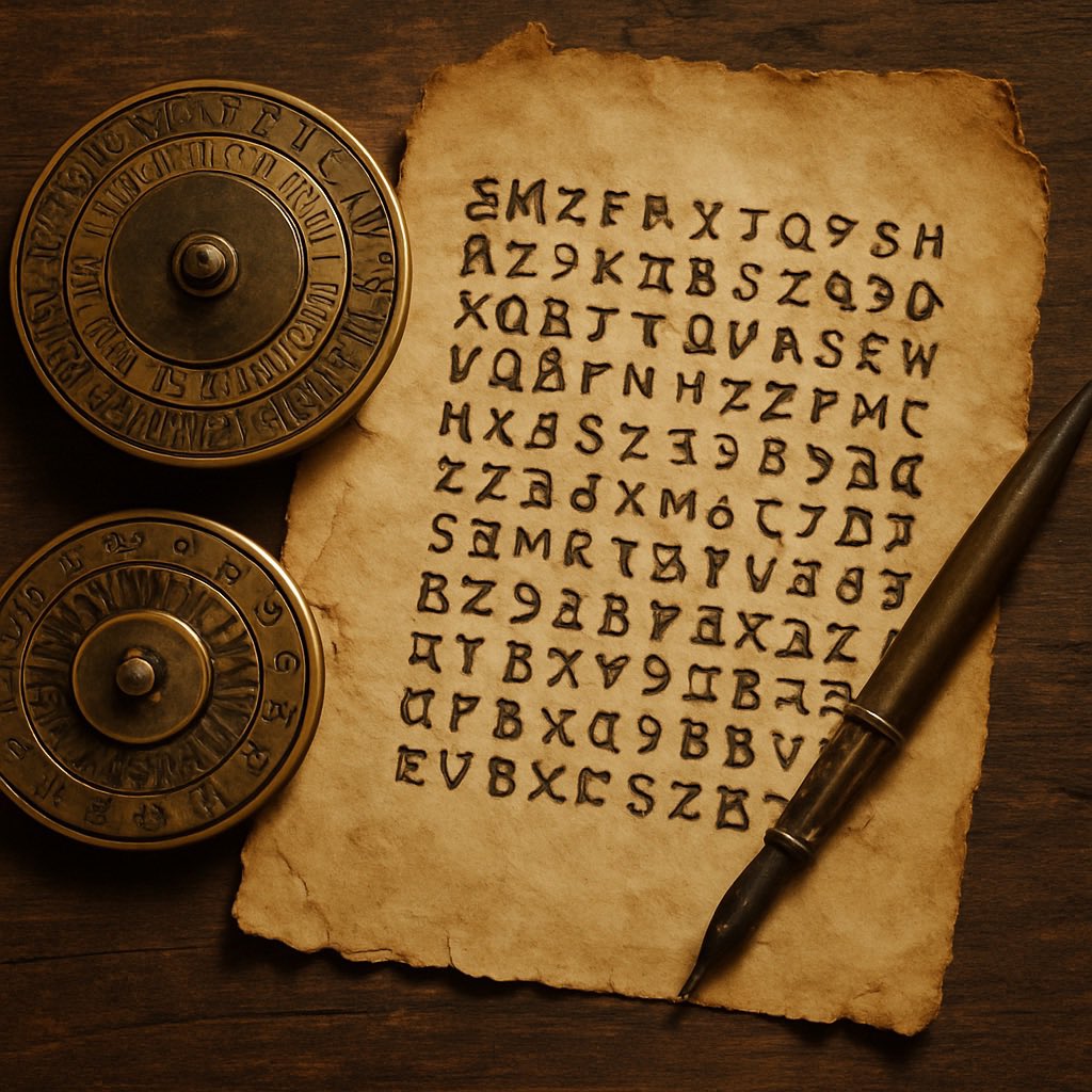 Ivannakuz's tweet image. The code that changed history! 🕵️‍♀️ From Caesar to WWII, discover how cryptography decided the fate of empires.
#History #Cryptography #Ciphers #Espionage #HistoryOfWar #Enigma #JuliusCaesar #Technology