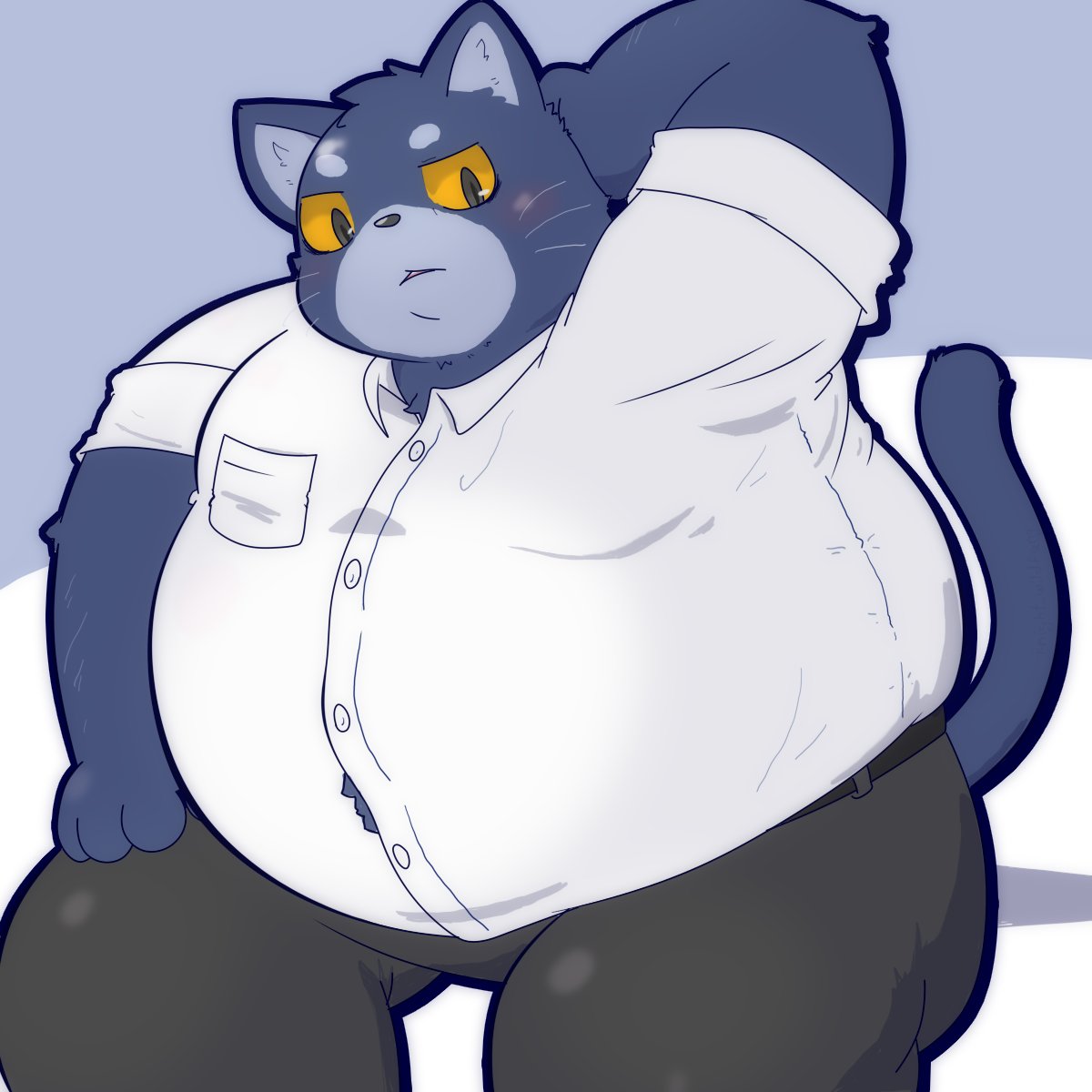 🐈の日とでぶの日……だったので