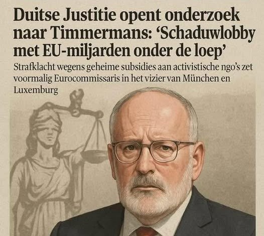 Nederlandse media zwijgen maar de Duitse justitie opent een onderzoek naar Timmermans wegens het EU corruptie-schandaal! 

Doe een ❤️ &amp; RT als je Timmermans voor de RECHTER wil zien!
