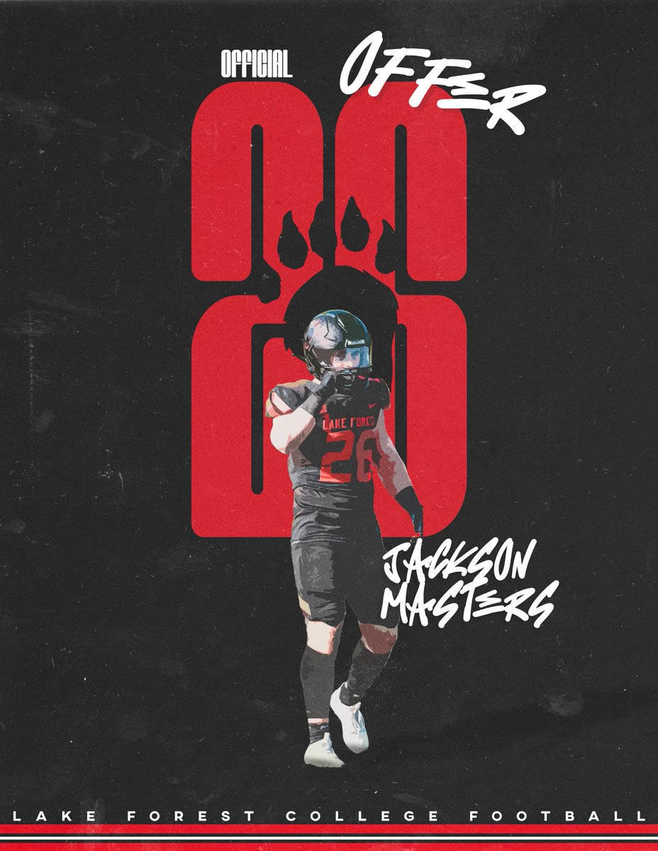 Jackson Masters (@jmasters1006) on Twitter photo After a great call with <a href="/M_Gorogianis87/">Mark Gorogianis</a> I am blessed to receive an offer from Lake Forest Football!
<a href="/ToonMarlon/">Marlon Toon</a> <a href="/LASpartansFB/">Lawrence Academy Fball</a> After a great call with <a href="/M_Gorogianis87/">Mark Gorogianis</a> I am blessed to receive an offer from Lake Forest Football!
<a href="/ToonMarlon/">Marlon Toon</a> <a href="/LASpartansFB/">Lawrence Academy Fball</a>