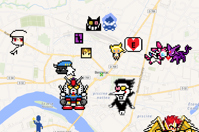 j'ai mit ma marque dans le Wplace: