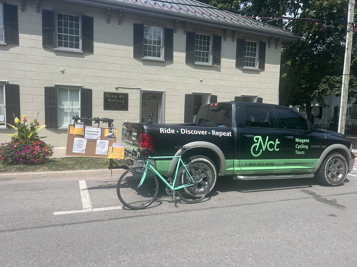 Fun Friday.  Come down to the expanded Niagara on the Lake Peach Festival.  Book a guided Peach and Pedal Tour.  Learn about all the pitted fruit secrets.  #peachfestival #bikingniagara #peachesandpedals #cyclingfun #bicycletour #FunFriday