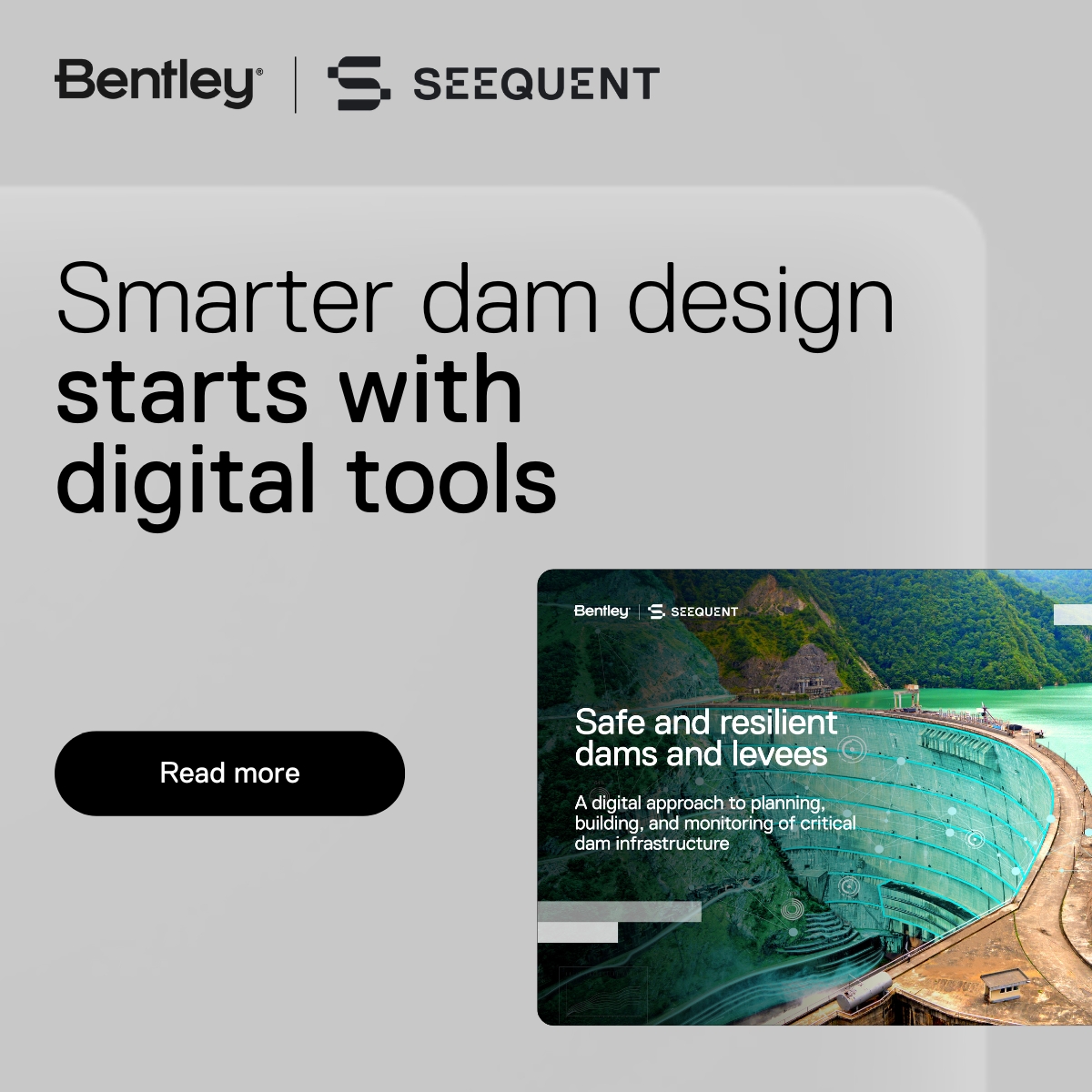 Seequentglobal's tweet image. Aging dams. Rising risks.

Discover how digital tools are helping engineers modernise and monitor critical infrastructure.

📒 Download the eBook: bit.ly/4fneJAh

#DamSafety #Geotech #DigitalTwins