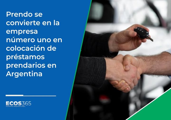 🚗💰 Prendo se convierte en la empresa número uno en colocación de préstamos prendarios en Argentina.

Se posiciona como líder en el mercado argentino con un 17,8% de participación #PréstamosPrendarios #AutosUsados

Más info en <a href="/Ecos365/">Ecos365</a>

rosario3.com/ecos365/notici…