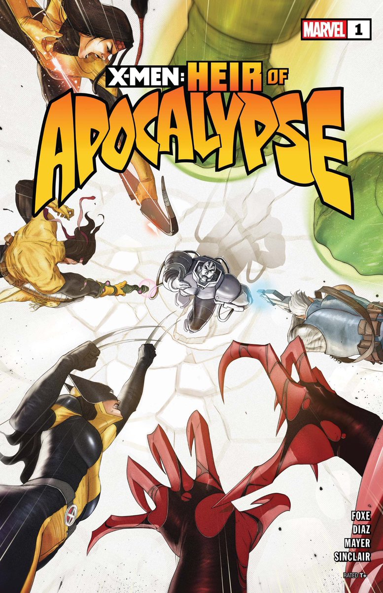 <a href="/Dotun_Ak/">AKANDE A. O.</a> does such incredibly cool things playing with perspective in Akogun. You can see that same playfulness in his cover for Heirs of Apocalypse issue 1. #xspoilers