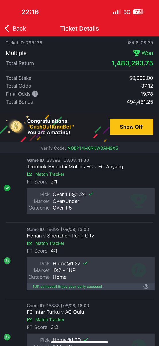 Boom 💥 💰💰💰💰 congratulations to us tomorrow we go again….  We go move the giveaway till tomorrow morning for people way done sleep to participate!!!