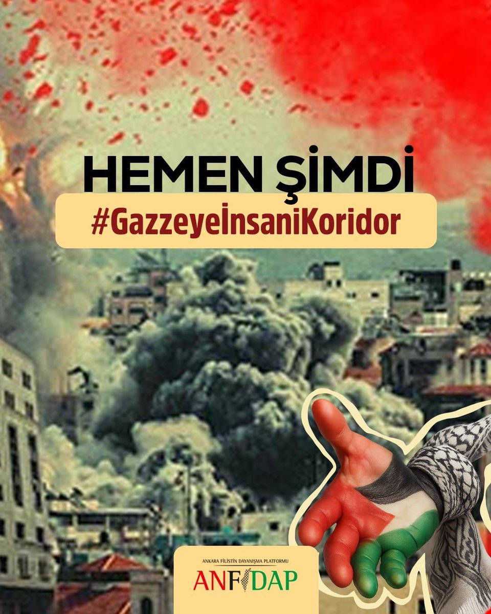 Hemen Şimdi 👇
 #GazzeyeİnsaniKoridor