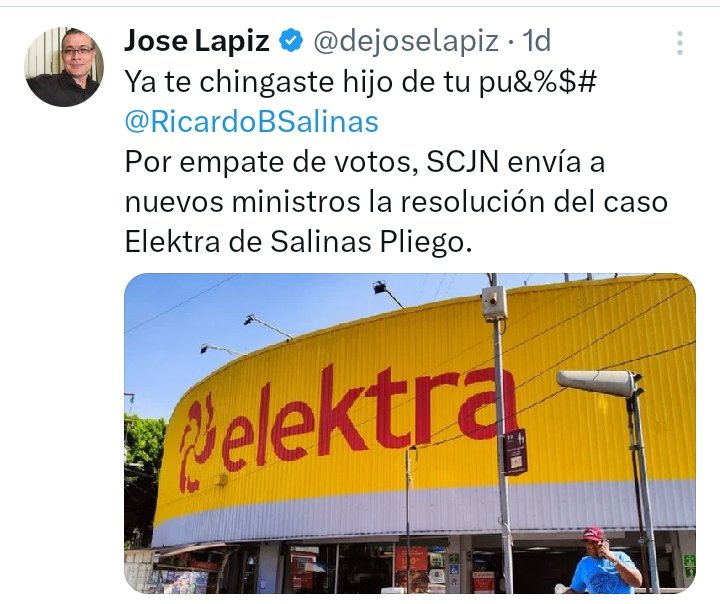 Gustavo Master of Disaster Rocha (@gustavorocmtz) on Twitter photo #ULTIMAHORA
Ya me imagino a <a href="/LeniaBatres/">Lenia Batres</a> con la voz de Thanos:
"Lo voy a gozar como no tienes idea"
Aaajajajajajajajajajaj
The Master of Disaster. #ULTIMAHORA
Ya me imagino a <a href="/LeniaBatres/">Lenia Batres</a> con la voz de Thanos:
"Lo voy a gozar como no tienes idea"
Aaajajajajajajajajajaj
The Master of Disaster.
