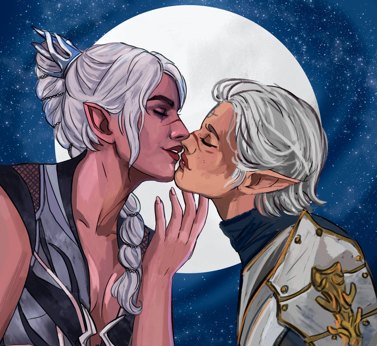 YCH c0mmission for my beloved oriana and shadowheart done by my other beloved <a href="/ReDreArt/">ReDreArt</a> ♡ thank you so much again