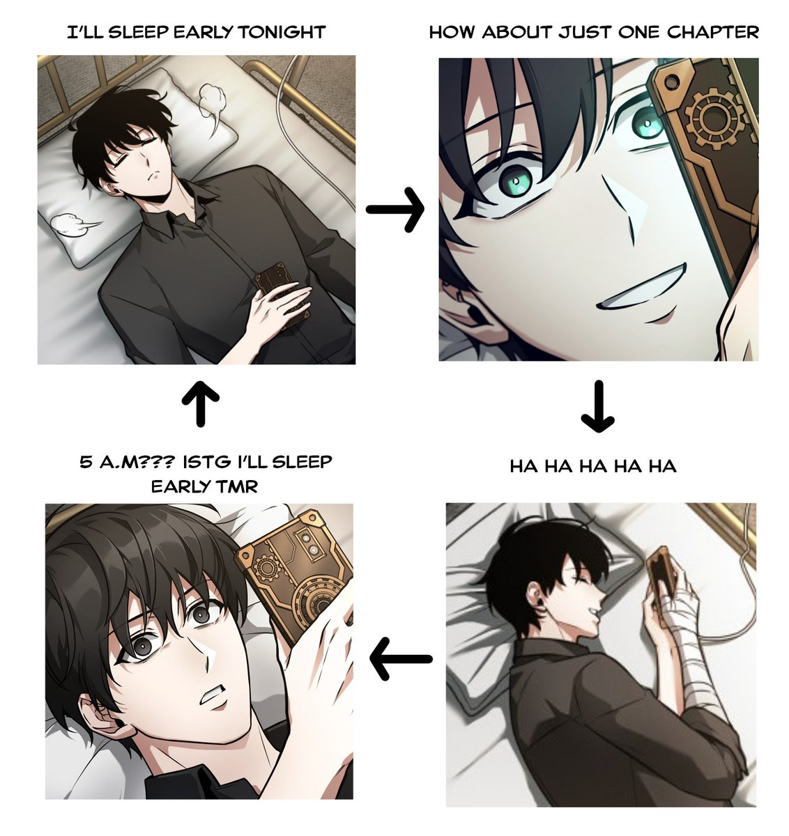 Welcome to the endless loop of a reader
