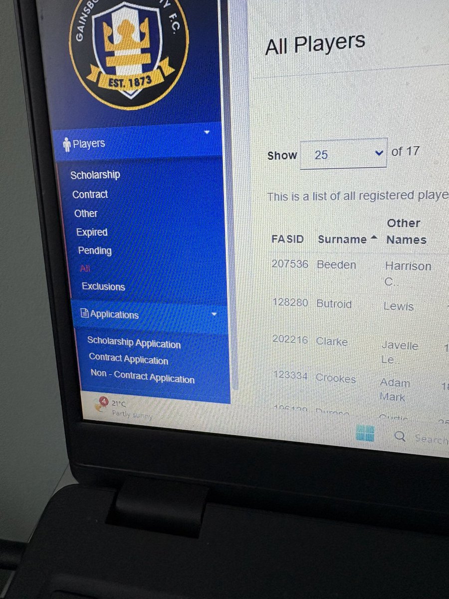 Matt Boles (@cllrmattboles) on Twitter photo For about the 763 time this week one final check (who am I kidding there will be more ๐) of the <a href="/GainsTrinityFC/">Gainsborough Trinity</a> players registrations & availabilty! We are all good and ready for the big KO tomorrow.
Hereโs to another season on the blue rollercoaster, can not bloody wait ๐ช๐ป๐ For about the 763 time this week one final check (who am I kidding there will be more ๐) of the <a href="/GainsTrinityFC/">Gainsborough Trinity</a> players registrations & availabilty! We are all good and ready for the big KO tomorrow.
Hereโs to another season on the blue rollercoaster, can not bloody wait ๐ช๐ป๐