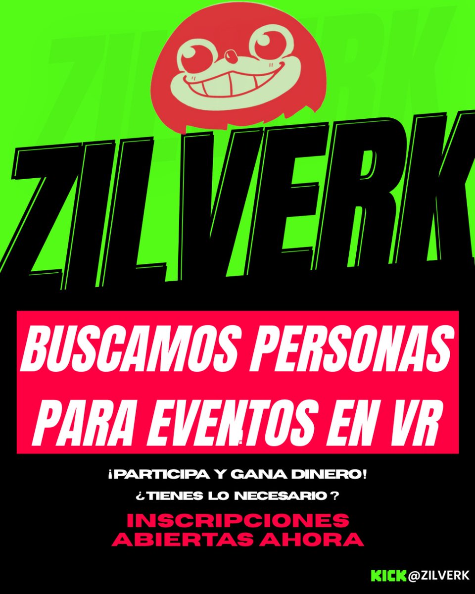 Zilverk's tweet image. Bandita de VR, UmiUmi Studios esta buscando gente para participar en los eventos! Ahi dice cuanto puedes ganar! Si estas interesado porfavor registrate! bit.ly/4mxCIiH