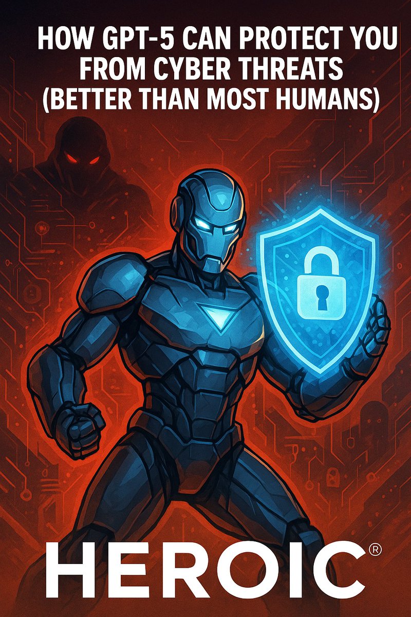 GPT-5 just changed the cybersecurity game.🤯

Here’s how AI is now your most dangerous weapon against hackers... 🧵