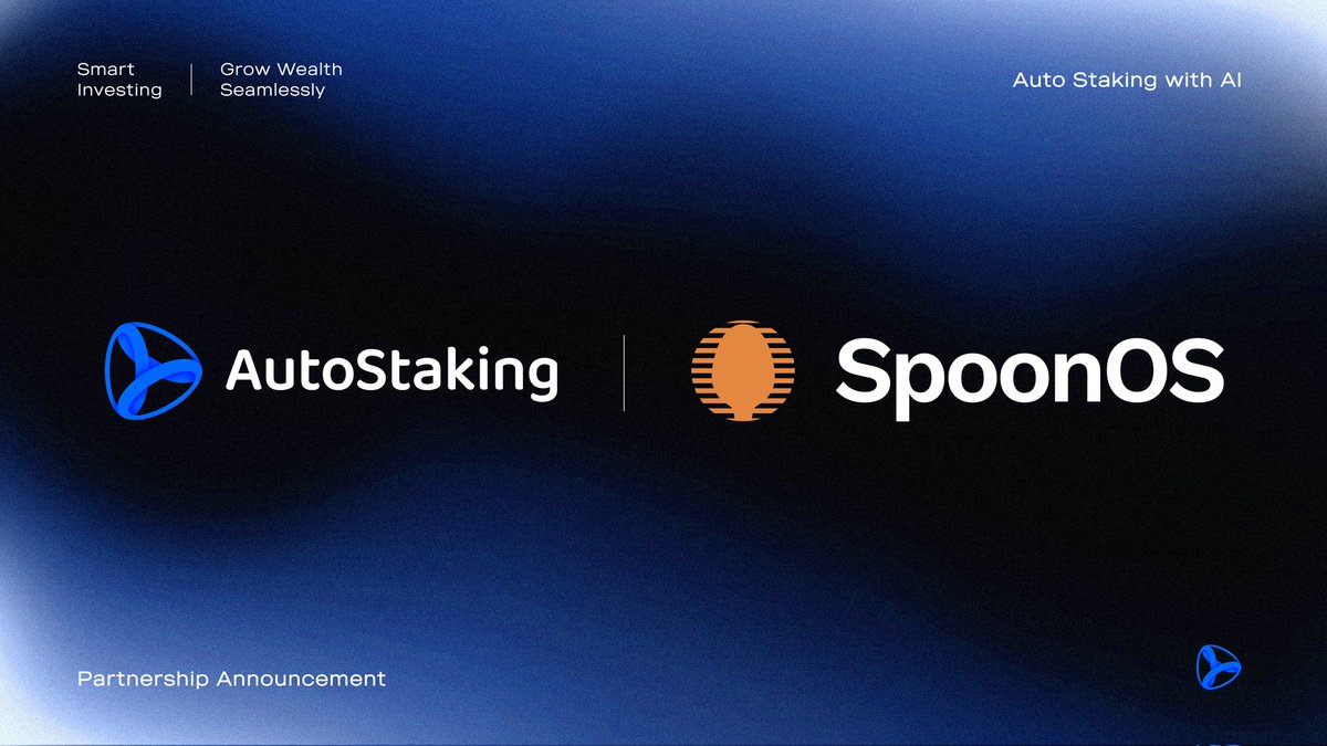 AutoStaking (@auto_staking) on Twitter photo 🚀 AutoStaking x SpoonOS Partnership 🔥
<a href="/SpoonOS_ai/">SpoonOS 👅🥄</a>, a dynamic agentic operating system, empowers Web3 developers with a robust toolkit and integrated ecosystem, designed to fuel the creation of next-generation AI agents for decentralized applications.
Our partnership merges 🚀 AutoStaking x SpoonOS Partnership 🔥
<a href="/SpoonOS_ai/">SpoonOS 👅🥄</a>, a dynamic agentic operating system, empowers Web3 developers with a robust toolkit and integrated ecosystem, designed to fuel the creation of next-generation AI agents for decentralized applications.
Our partnership merges
