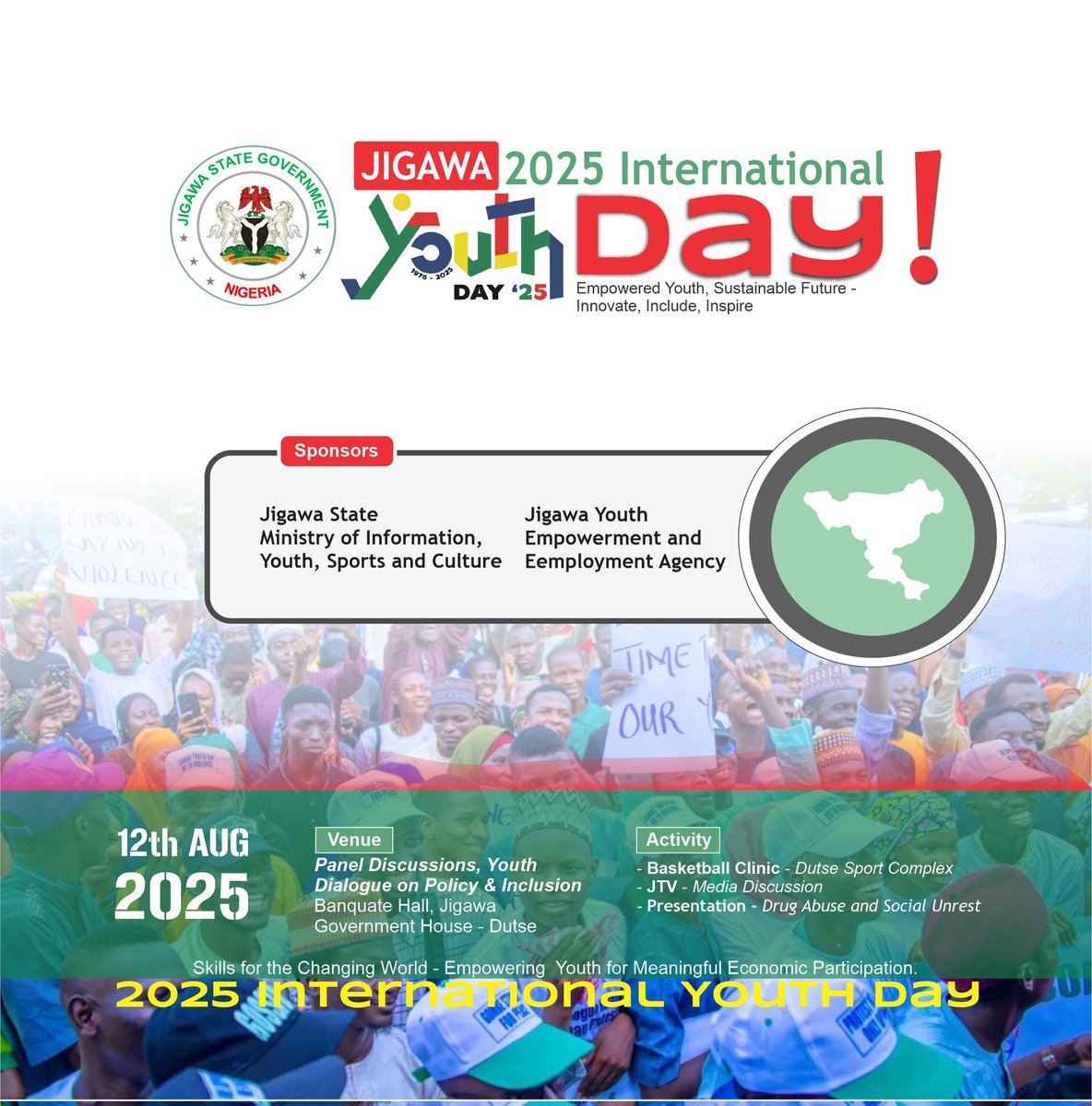 awesome_h's tweet image. JIGAWA 2025 INTERNATIONAL YOUTH DAY #InternationalYouthDay #YouthDay2025 #youthdevelopment #YouthLeadership #youthempowerment