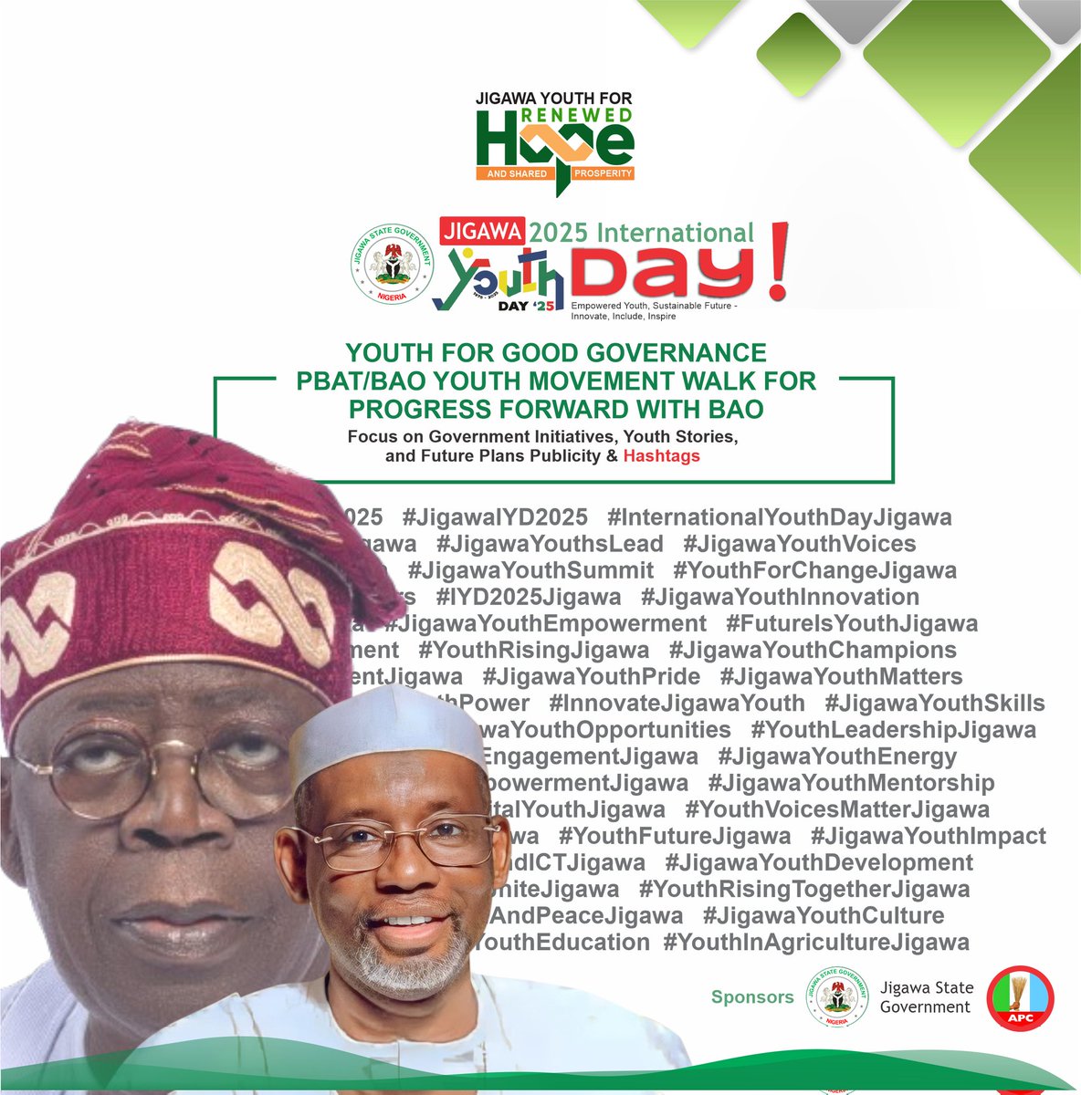 awesome_h's tweet image. JIGAWA 2025 INTERNATIONAL YOUTH DAY #InternationalYouthDay #YouthDay2025 #youthdevelopment #YouthLeadership #youthempowerment
