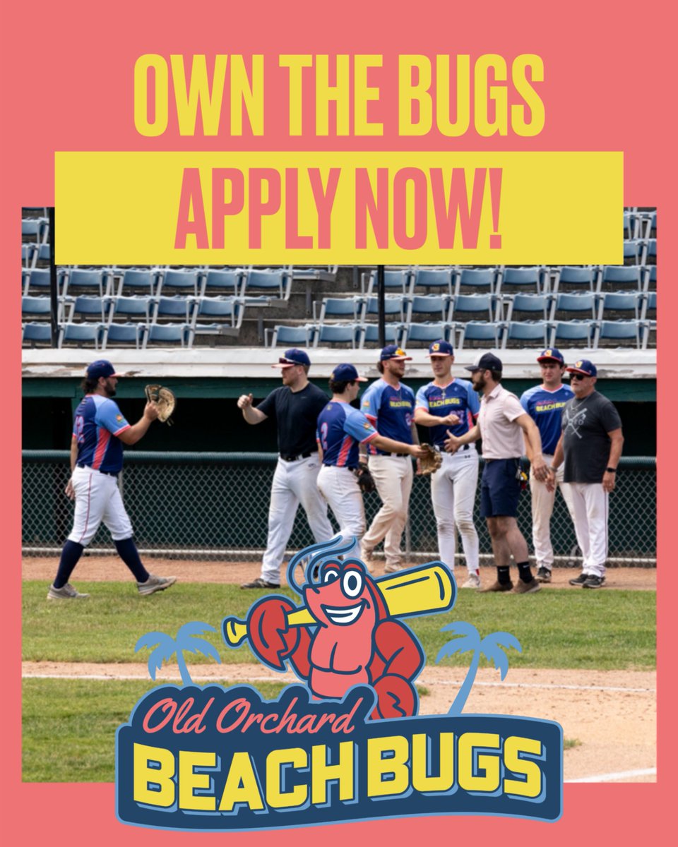 BugsGNCBL's tweet photo. 🚨 OPPORTUNITY KNOCKS 🚨

The  Bugs are looking for a passionate local ownership group to lead the team into the next great chapter of GNCBL baseball.

⚾ Love the game?
🏙 Love your community?
📈 Ready to make an impact?

📋 Apply 👉 https://t.co/nAprfGtOPN https://t.co/nDscZEV28v