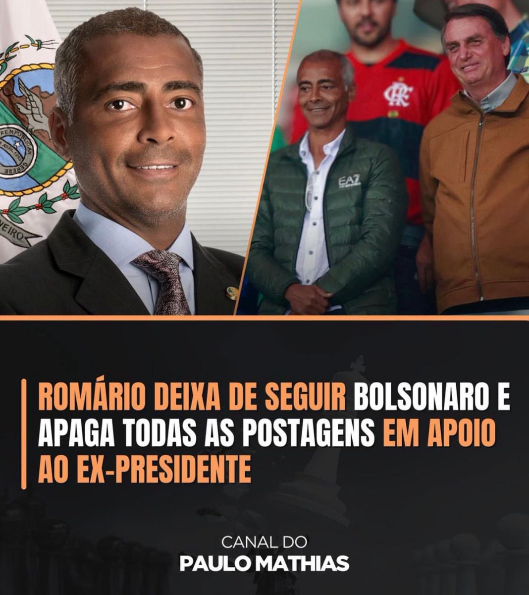 O impeachment de Romário será nas urnas. Patriotas do Rio, jamais se esqueçam disso.
