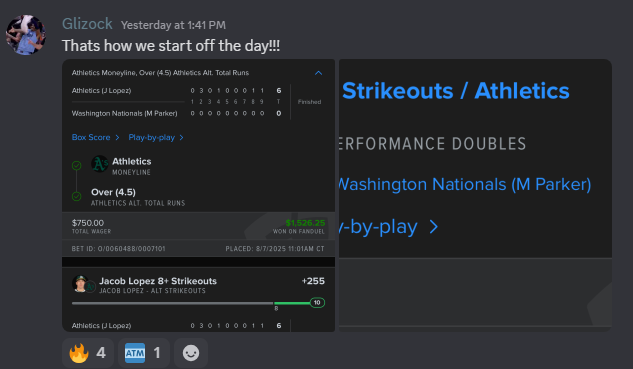 Jared Block (@jaredrblock) on Twitter photo The first 10 games of Friday's MLB rundown have been posted for <a href="/trinityanalytic/">Trinity Analytics</a> members.
Let's start the weekend strong. πͺ The first 10 games of Friday's MLB rundown have been posted for <a href="/trinityanalytic/">Trinity Analytics</a> members.
Let's start the weekend strong. πͺ