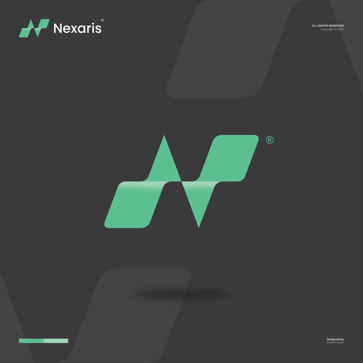 SujonDesign's tweet image. &quot;Nexaris&quot;
Logo Design (Unused)
Let&apos;s talk about your project.

#NexarisLogo #logodesigncontest #CreativeLogo #CustomLogoDesign #BrandIdentityDesign #CompanyLogo #LogoThatSpeaks #ModernLogoDesign #ProfessionalLogo #LogoOfTheDay #DesignOfTheDay #BuildYourBrand