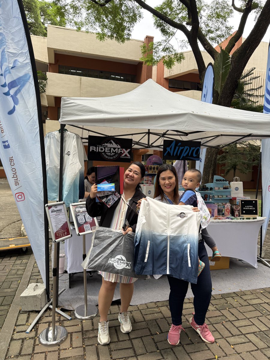 TeamRidemaxPH's tweet photo. Thank you, @ateneodemanilau Orsem 2025 Sigla for having Team Ridemax Philippines &amp; Airpro Fragrances as one of your booth exhibitors 💙

What an eventful 4 days experience. #OBF #OneBigFight #Orsem2025 #OrsemSigla #ADMU #Ateneo #TeamRidemax https://t.co/cWjXxYGCrj