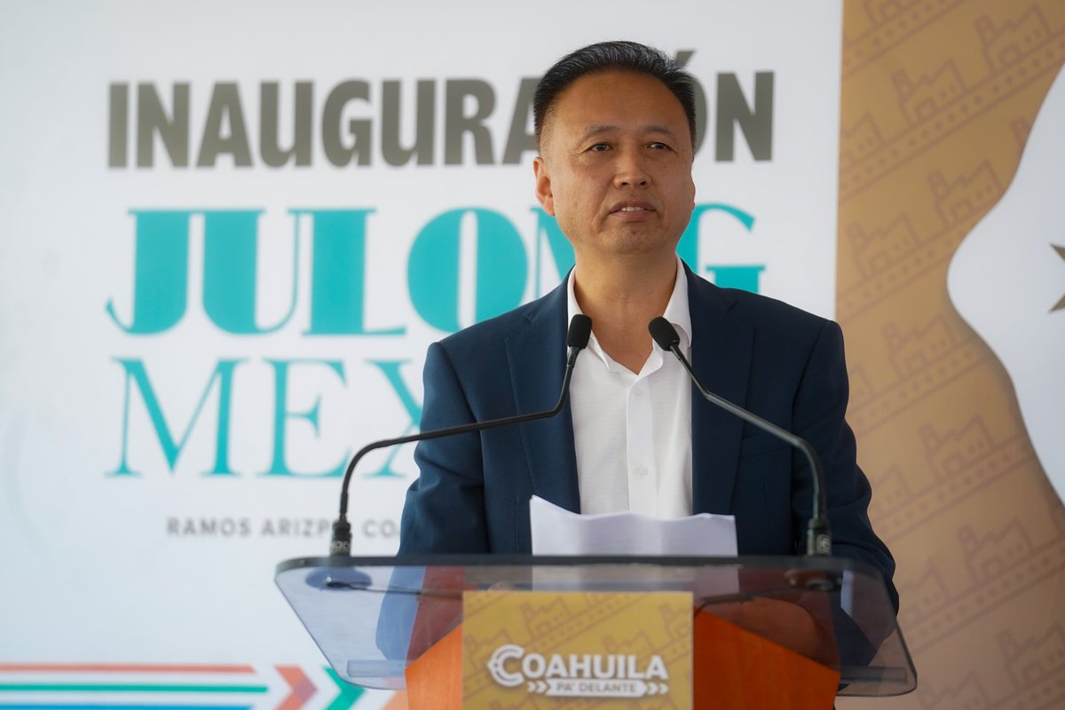 Hoy dimos la bienvenida a Julong México en Ramos Arizpe.
Este es el inicio de más empleos para Coahuila.
Gracias al impulso del Gobernador <a href="/manolojim/">Manolo Jiménez Salinas</a> por fortalecer la industria y atraer inversiones. 🌟