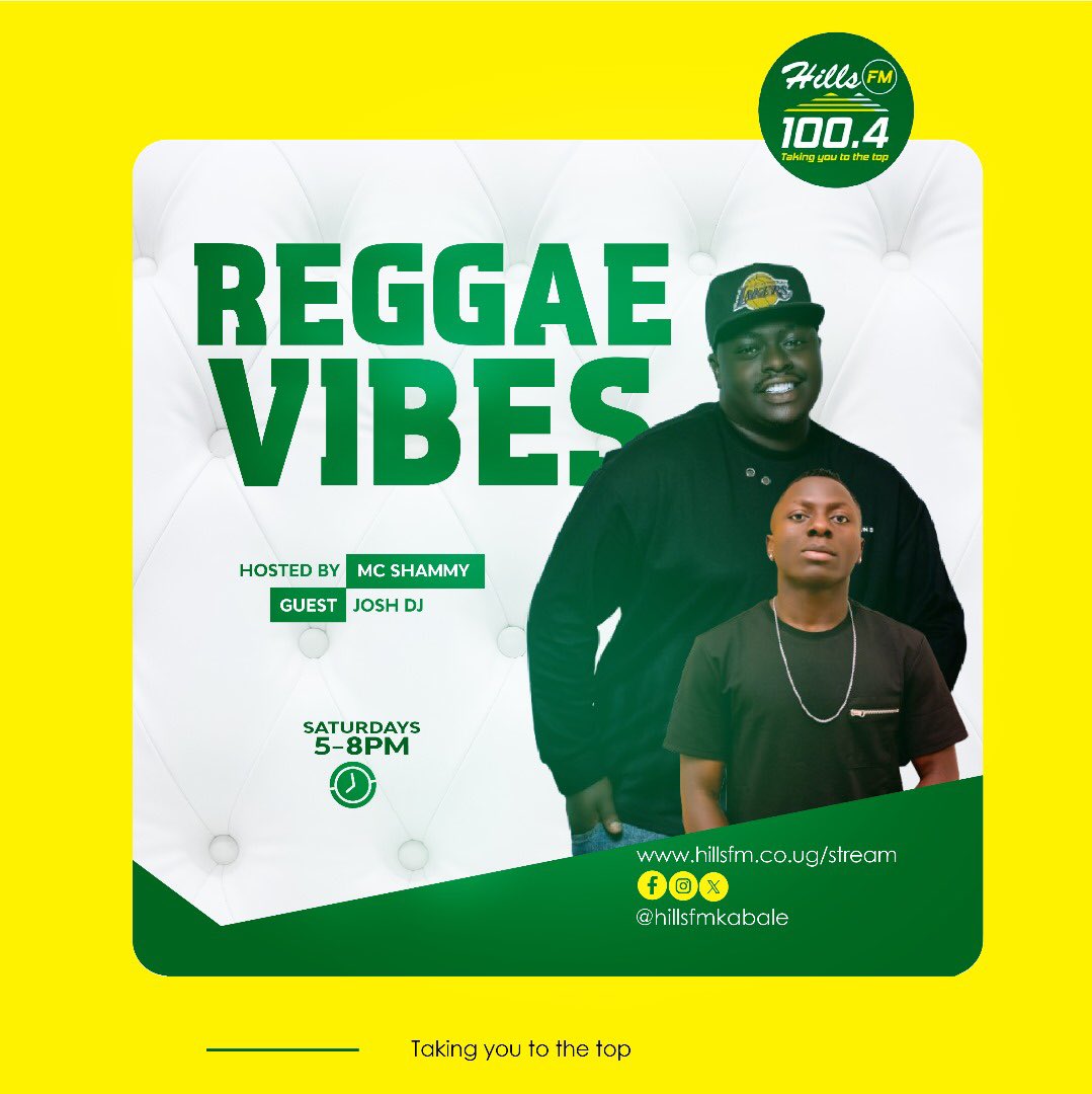 joshdjug's tweet photo. Lets have some serious reggae sounds on @hillsfmkabale tomorrow https://t.co/ETGOnVb2jd