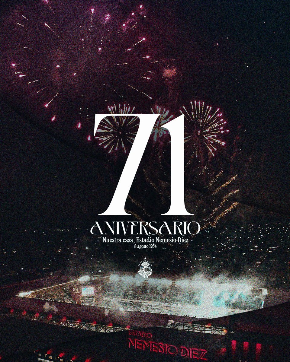 Nuestro estadio está de fiesta. 🎊👹

¿Cuál es tu mejor recuerdo en el Nemesio Diez?🏟️