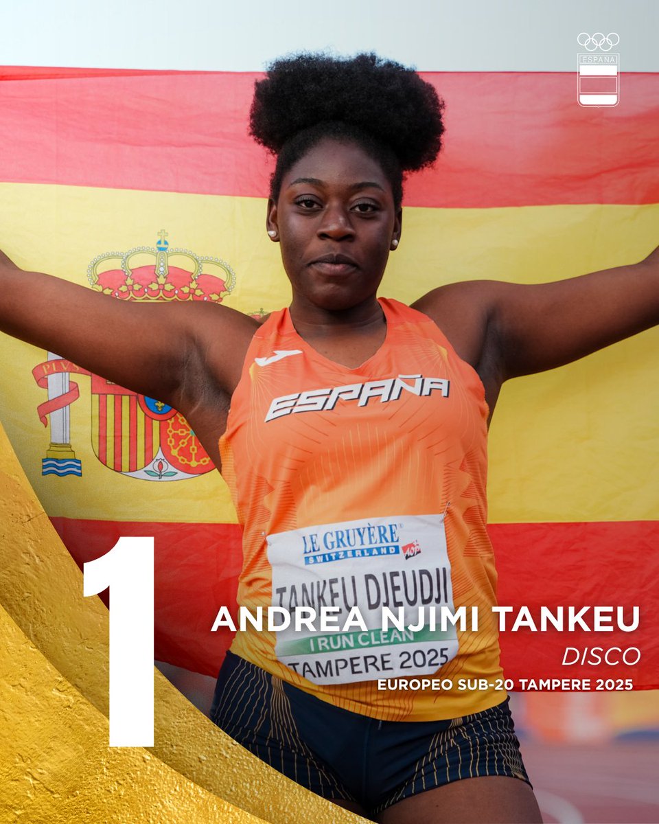 COE_es's tweet photo. 🥇¡𝐐𝐔𝐄́ 𝐁𝐈𝐄𝐍 𝐍𝐎𝐒 𝐒𝐈𝐄𝐍𝐓𝐀 𝐄𝐋 𝐎𝐑𝐎! 🥇

👏¡Enhorabuena, @atletismoRFEA y a todo el equipo que, desde la preparación, ha hecho posible este éxito!

#Tampere2025 https://t.co/HDZgsTm7aj