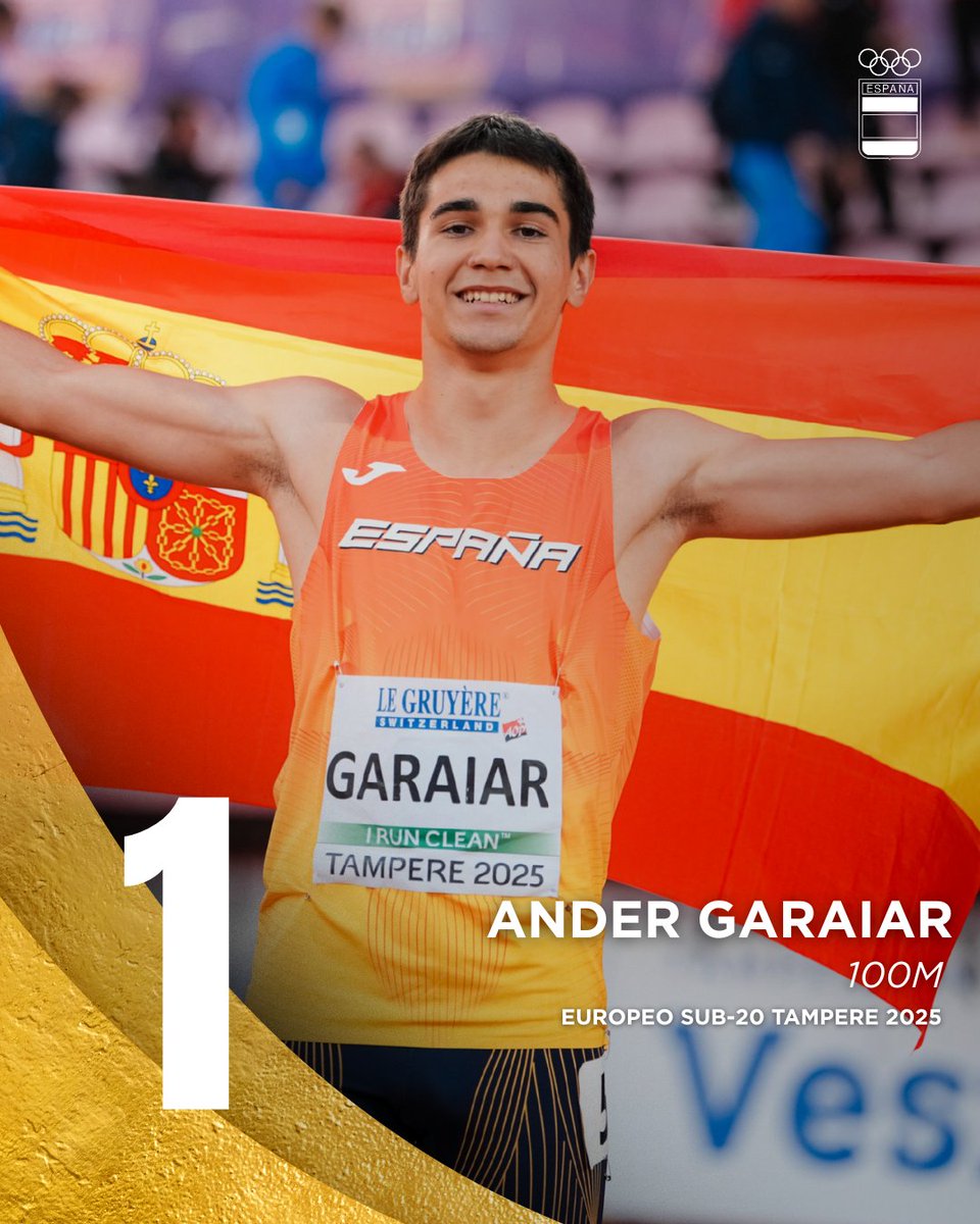 🥇¡𝐐𝐔𝐄́ 𝐁𝐈𝐄𝐍 𝐍𝐎𝐒 𝐒𝐈𝐄𝐍𝐓𝐀 𝐄𝐋 𝐎𝐑𝐎! 🥇

👏¡Enhorabuena, <a href="/atletismoRFEA/">atletismoRFEA</a> y a todo el equipo que, desde la preparación, ha hecho posible este éxito!

#Tampere2025