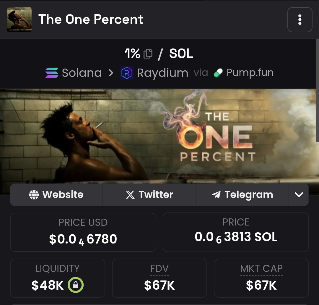 My_Goverment's tweet image. After the storm only 1% of people will make it in #Cryptocurrency 

Buy 1% now 

X
Ca: 3dwu2tw7kBFZvWEdJMbPCGm7MBwgziABChLV1kGspump

@1percentonsol  repost