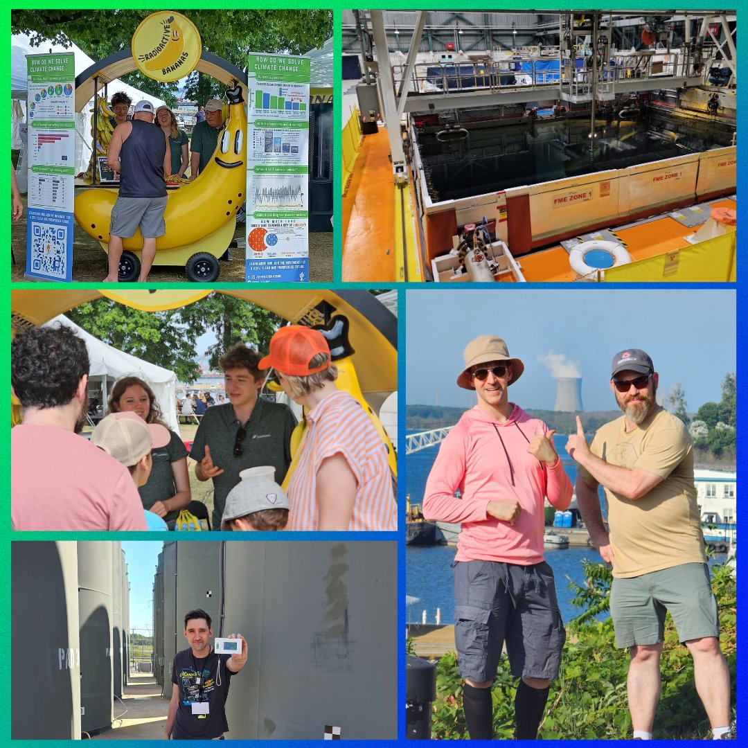 Generation Atomic (@gen_atomic) on Twitter photo From the workshop to the festival grounds, our time in Oswego NY was unforgettable! 🍌⚛️
We kicked things off with a Fission Forward communications workshop for <a href="/ConstellationEG/">Constellation</a> workers, then joined forces to bring our radioactive banana stand to Harborfest just miles from Nine From the workshop to the festival grounds, our time in Oswego NY was unforgettable! 🍌⚛️
We kicked things off with a Fission Forward communications workshop for <a href="/ConstellationEG/">Constellation</a> workers, then joined forces to bring our radioactive banana stand to Harborfest just miles from Nine