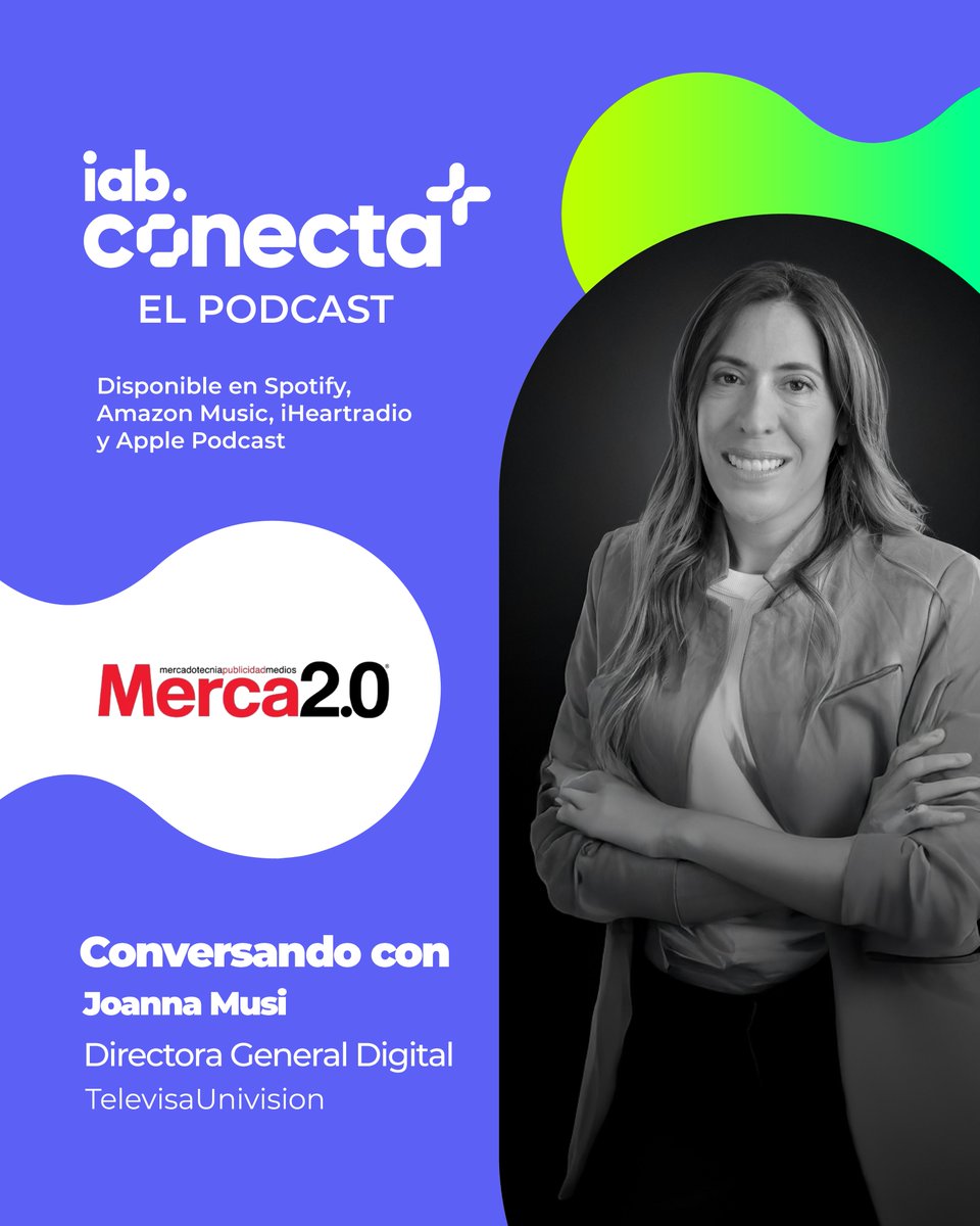 ¿Quieres entender cómo los contenidos en español están dominando el panorama digital? 🤔

En este episodio de IAB Conecta el Podcast, Merca 2.0 entrevista a Joanna Musi, Directora General Digital de TelevisaUnivision. Sumérgete en una conversación clave sobre la fuerza de los