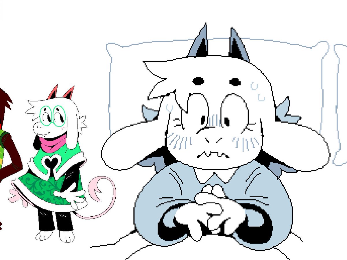 I'm sure people will miss how squishy and cute my old design for him looked but I really like this direction a lot more

Just the right amount of cute that he can still be taken seriously, which is what's most important about Ralsei to me