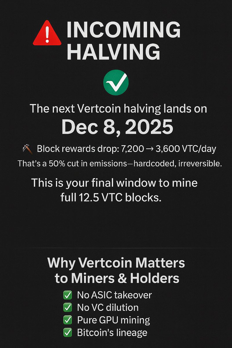 Vertcoin (@Vertcoin) / Posts / X