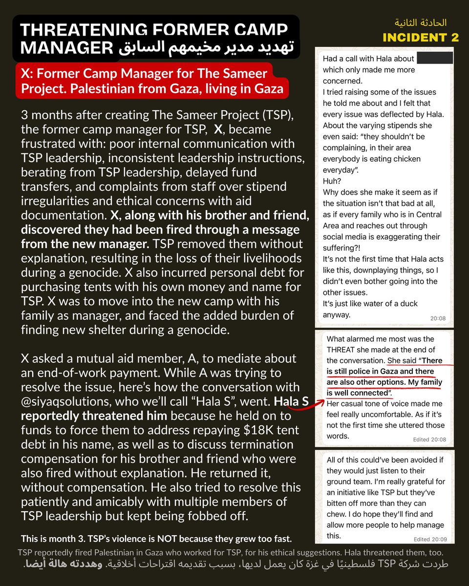 thelastturtle_'s tweet photo. The Sameer Project - Time for Transparency &amp; Accountability 🧵 - Part 1 of 5. This post brings together testimonies and input from 18 individuals who have worked with or had close involvement with The Sameer Project (TSP). Please read the final slide for the key Calls to Action. https://t.co/G2BTat9Y60