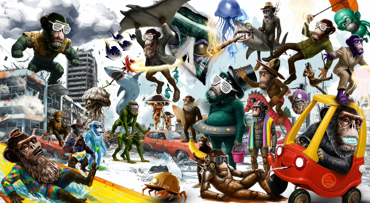 Amans_Best's tweet image. Life&apos;s a beach.....

@the_ape_society